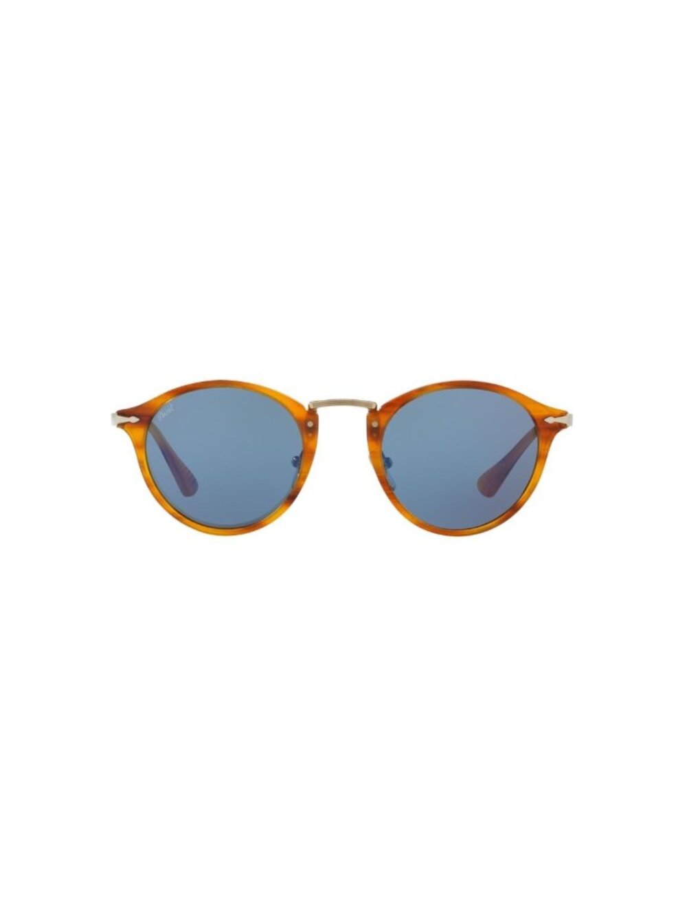New Persol Men's Sunglasses Brown Blue Lens Injected Frame PO3166S 960 56 51